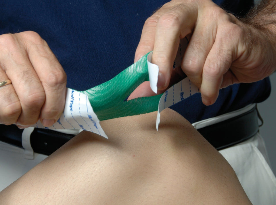 Patella-Stabilitäts-Tape anlegen – Schritt-für-Schritt Anleitung