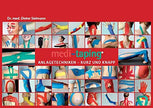 Buchcover mit Fotos von Kinesiologie-Taping-Anlagetechniken am Körper, roter Hintergrund.