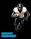 Sportler Football mit TandandGo Tape