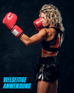 Sportler Boxerinn mit TandandGo Tape