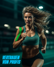 Sportler Gewichtheberin mit TandandGo Tape