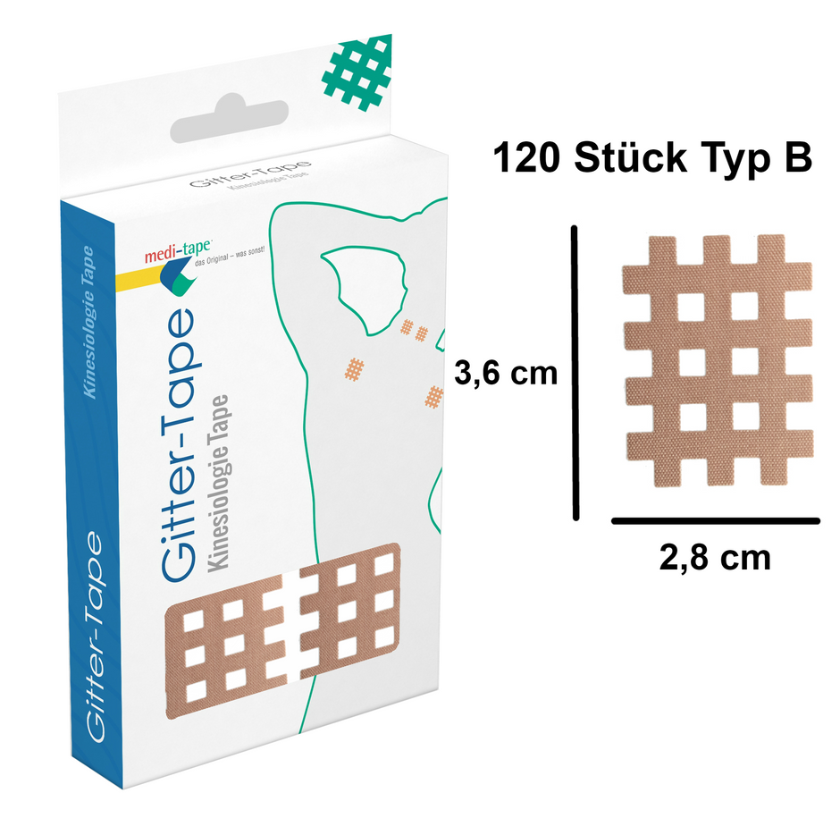 Typ B Gittertape Packunsinhalt