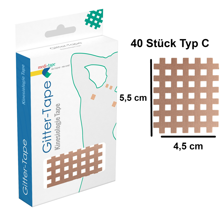 Typ C Gittertape Packunsinhalt