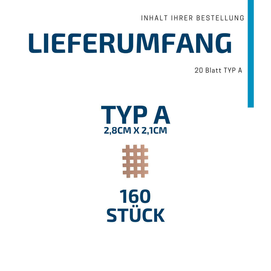 Typ A Gittertape Packunsinhalt